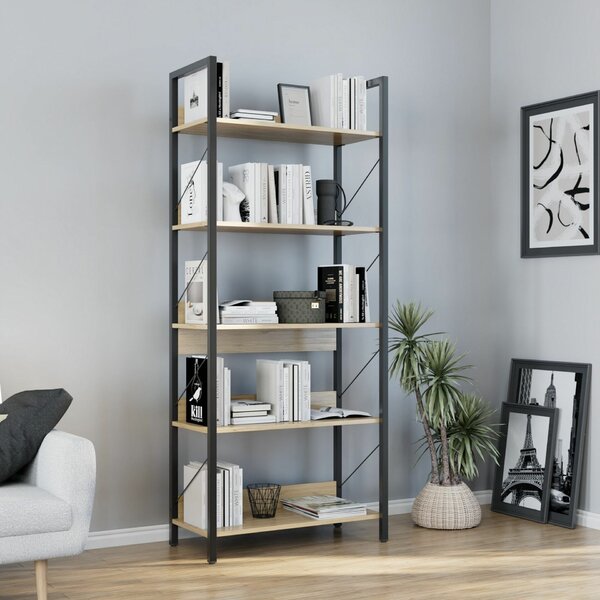 Hanah Home Könyvespolc Tölgy Ktp-850-Ff-1