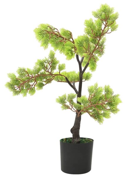 Zöld cserepes mű ciprusbonsai 60 cm