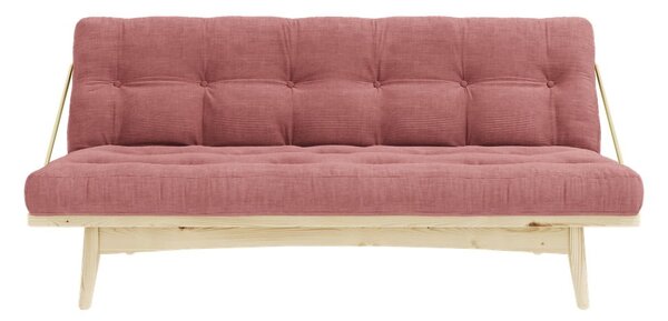 Rózsaszín kinyitható kanapé 190 cm Folk – Karup Design