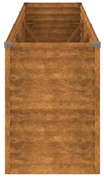 Corten acél kerti magaságyás 291 x 50 x 69 cm
