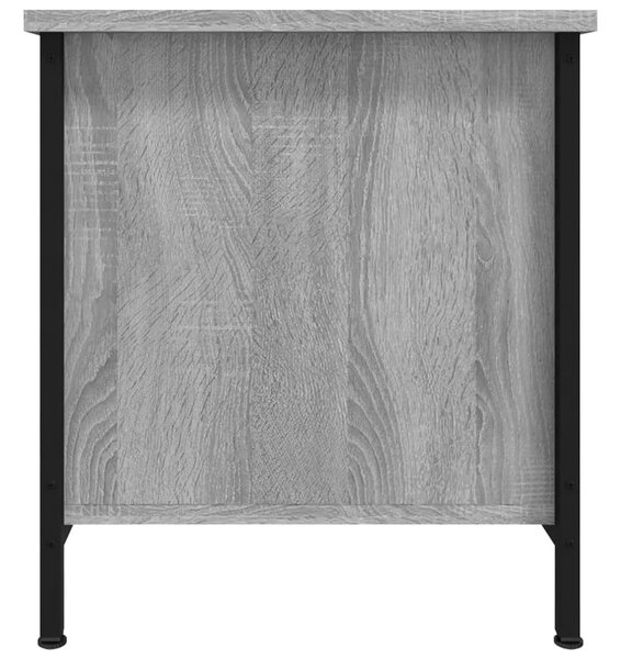Szürke sonoma színű szerelt fa TV-szekrény 100x40x45 cm