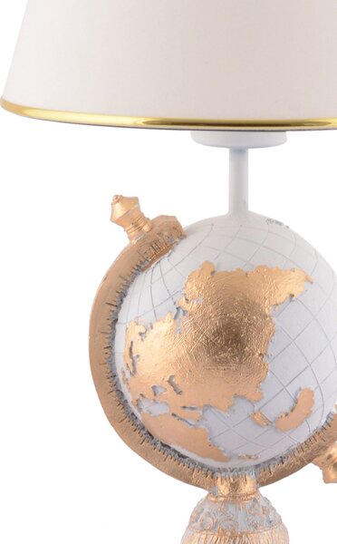 Opviq Asztali lámpa White Gold World - Fehér