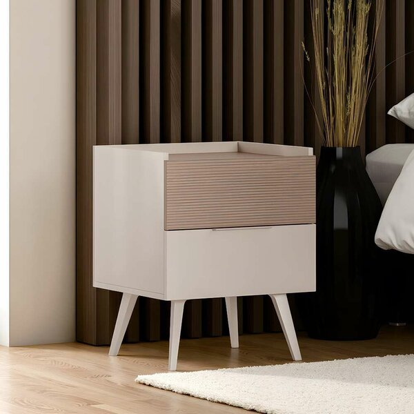 Hanah Home Nightstand Mink Milano