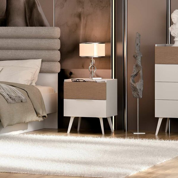 Hanah Home Nightstand Mink Milano