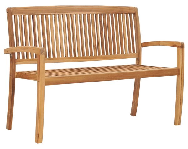 2 személyes tömör tíkfa kerti pad asztallal 120 cm