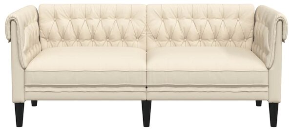 2 személyes vászon Chesterfield kanapé