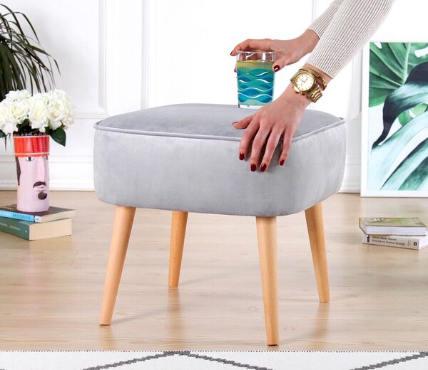 Atelier Del Sofa Puff Moouv 7080 - Világosszürke