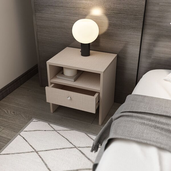 Hanah Home Nightstand Beige Nova - Beige