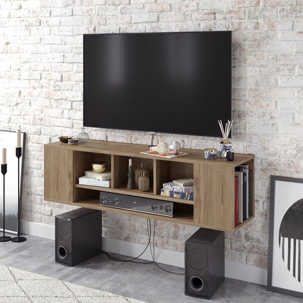 Hanah Home TV Stand Walnut Paldi - Walnut