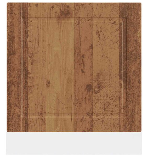 Mosogatógép panel Porto régi fa 60x1,5x57 cm műanyag fa