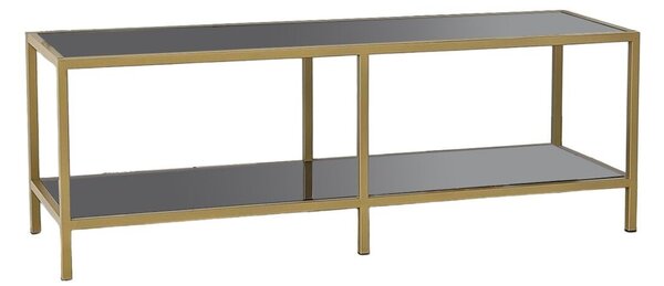 Hanah Home TV Stand Dark Grey Gold Basic - Dark Grey, Gold