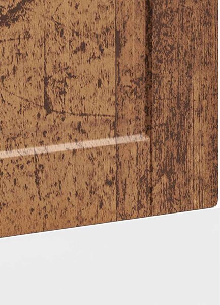 Mosogatógép panel Porto régi fa 60x1,5x57 cm műanyag fa