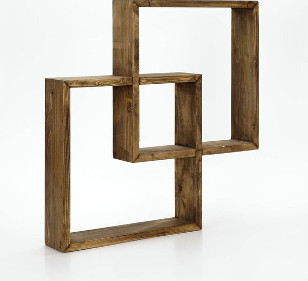 Hanah Home Decorative Wooden Wall Shelf Wooden Raf342