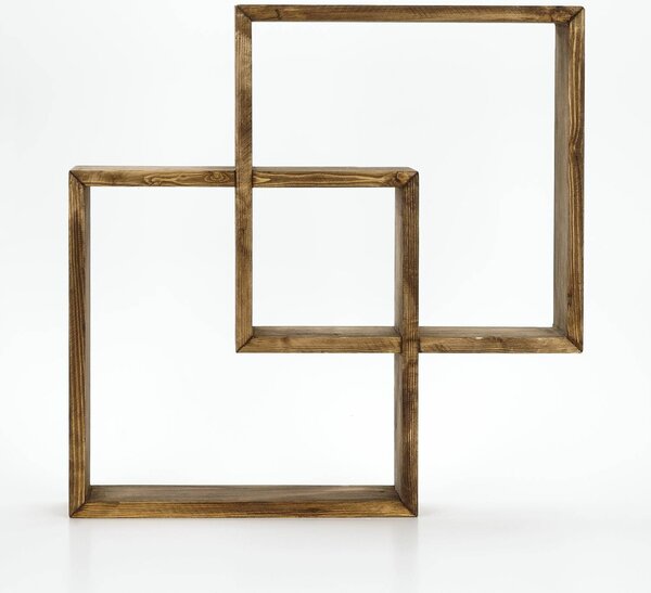 Hanah Home Decorative Wooden Wall Shelf Wooden Raf342