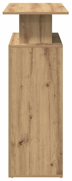 Recepciós pult kézműves tölgy 100x40x104 cm szerelt fa