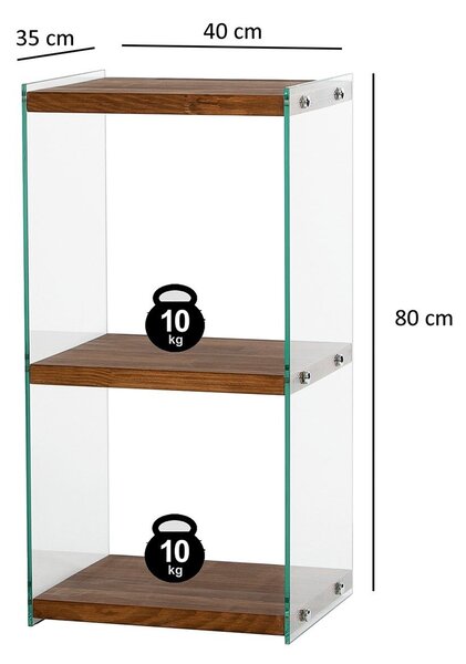Hanah Home Könyvespolc Natural Aqua 2 - Natúr
