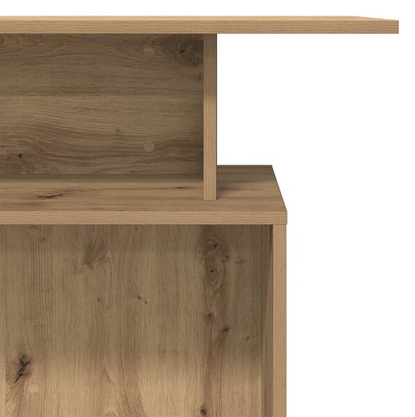 Recepciós pult kézműves tölgy 100x40x104 cm szerelt fa