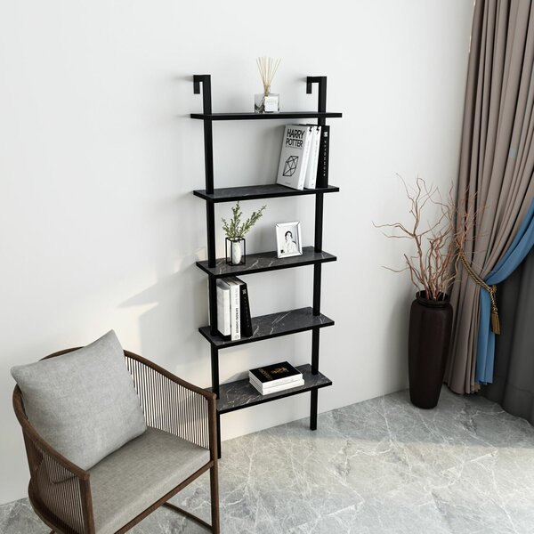 Hanah Home Piante könyvespolc, fekete