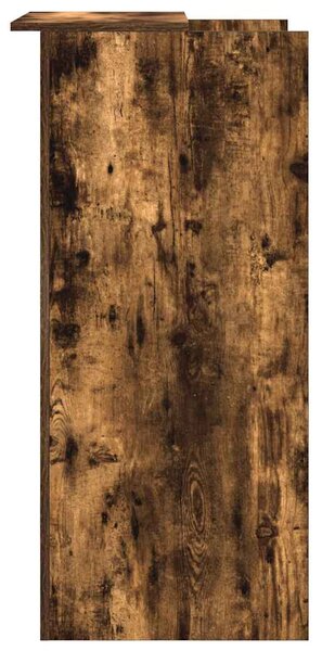 Recepciós pult füstös tölgy 55x50x103,5 cm szerelt fa