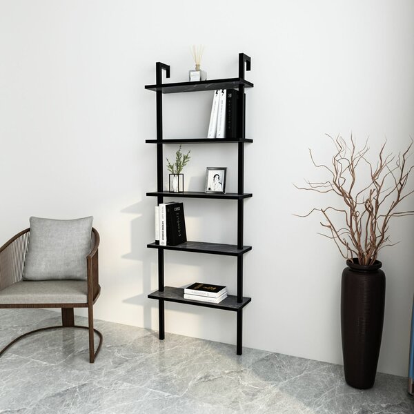 Hanah Home Piante könyvespolc, fekete