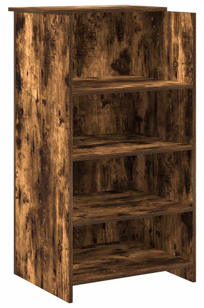 Recepciós pult füstös tölgy 55x50x103,5 cm szerelt fa