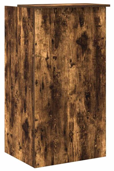 Recepciós pult füstös tölgy 55x50x103,5 cm szerelt fa