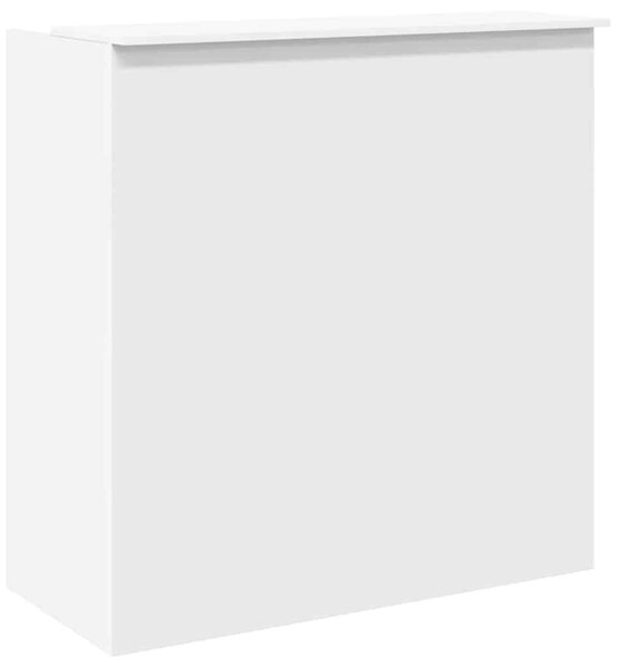 Fehér, rétegelt fa recepciós asztal 100 x 50 x 103,5 cm