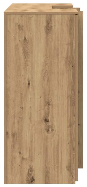 Recepciós pult kézműves tölgy 135x50x103,5 cm szerelt fa