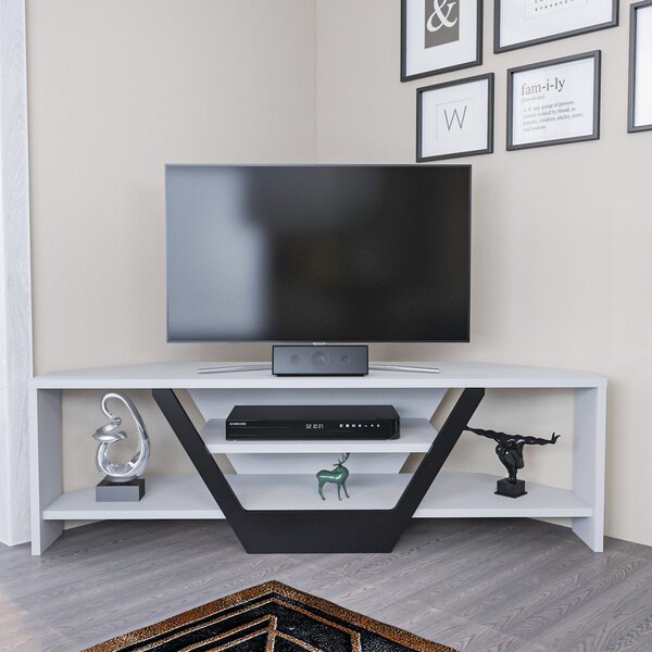 Hanah Home Sares TV állvány - fehér, fekete