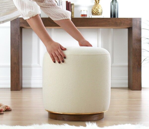 Atelier Del Sofa Puff Krém Zeone - Krém