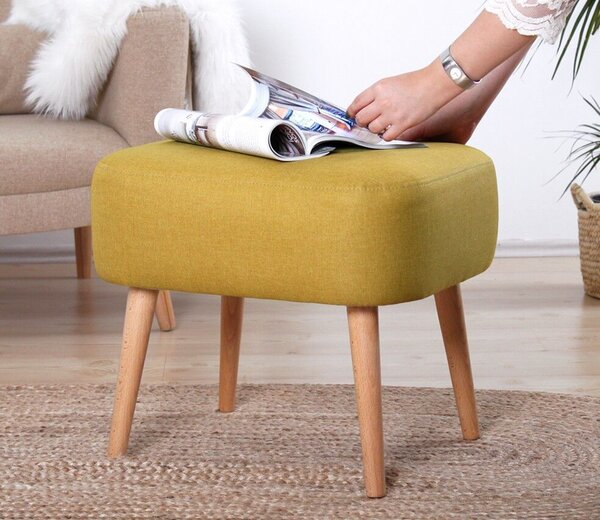 Atelier Del Sofa Puff Sárga Papagáj - Sárga