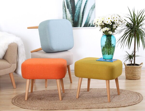 Atelier Del Sofa Puff Sárga Papagáj - Sárga