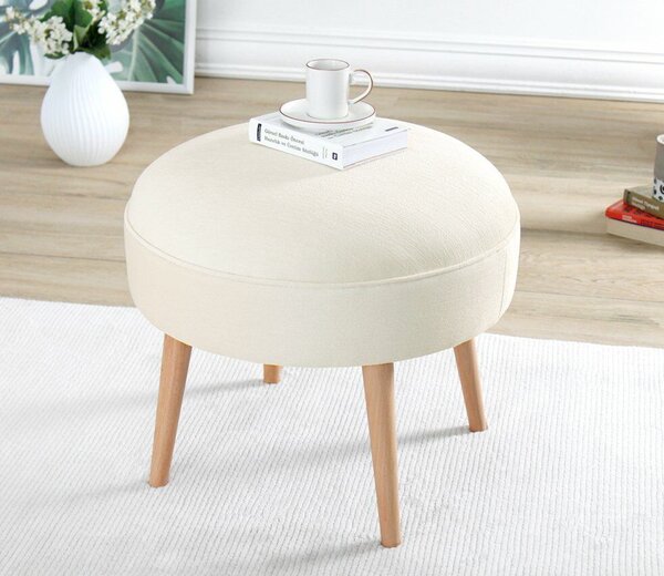 Atelier Del Sofa Romley puff, krém