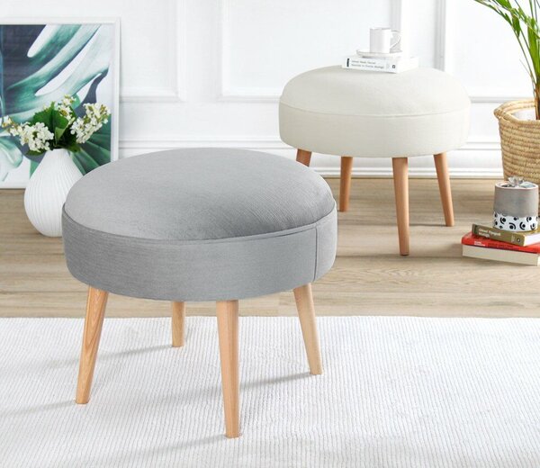 Atelier Del Sofa Romley puff, krém