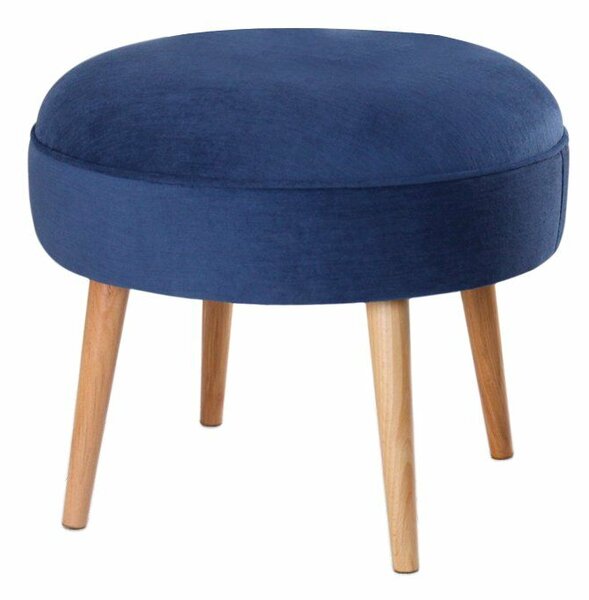 Atelier Del Sofa Romley Puff, sötétkék - sötétkék