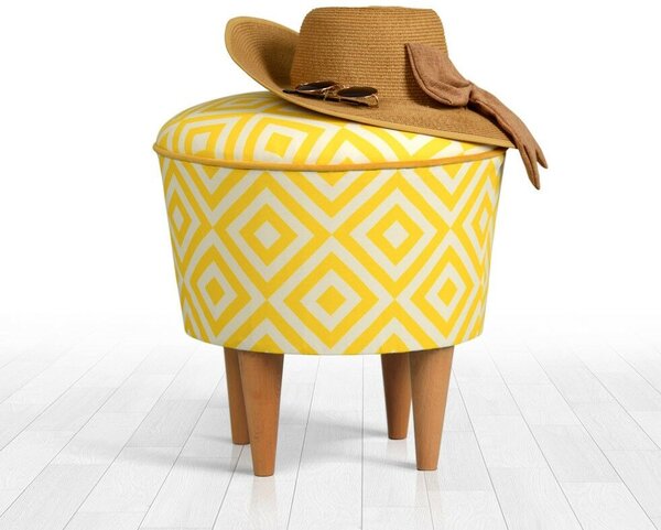Atelier Del Sofa Puff Yellow Sun - Sárga