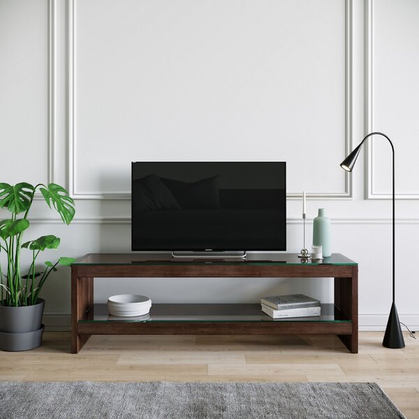 Hanah Home TV Stand Walnut TV300