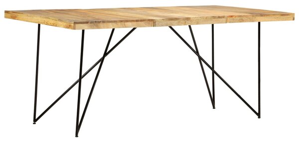 Tömör mangófa étkezőasztal 180 x 90 x 76 cm