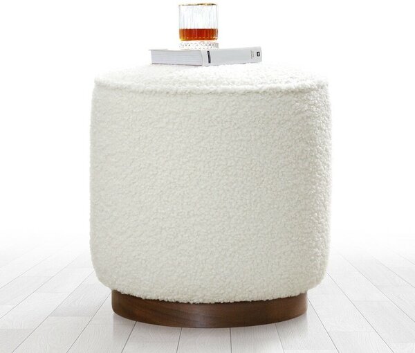 Atelier Del Sofa Puff Fehér Hellin - Fehér