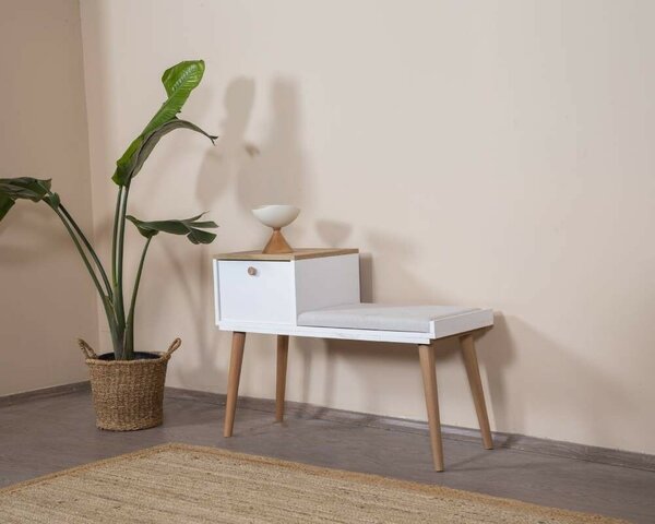 Hanah Home Bohem pad - fehér, tölgy