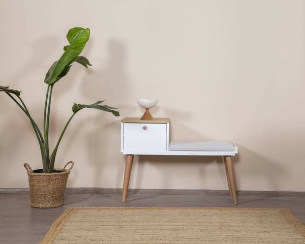 Hanah Home Bohem pad - fehér, tölgy