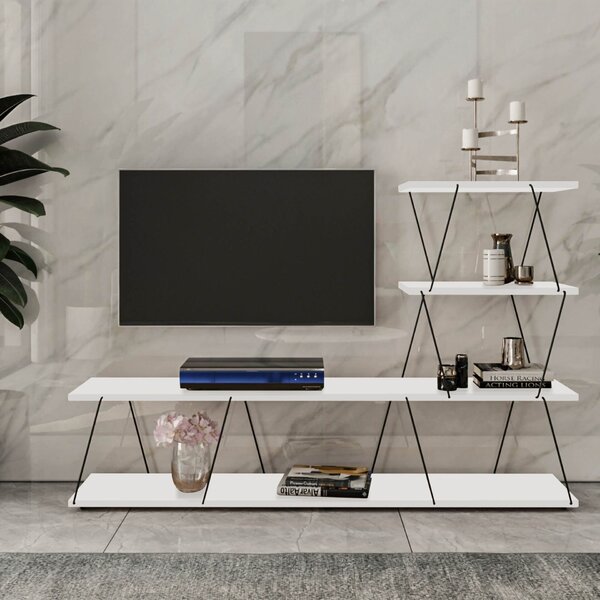 Hanah Home Ilgaz TV állvány - fehér