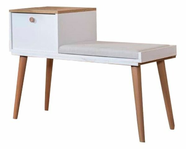 Hanah Home Bohem pad - fehér, tölgy