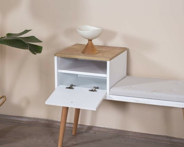 Hanah Home Bohem pad - fehér, tölgy