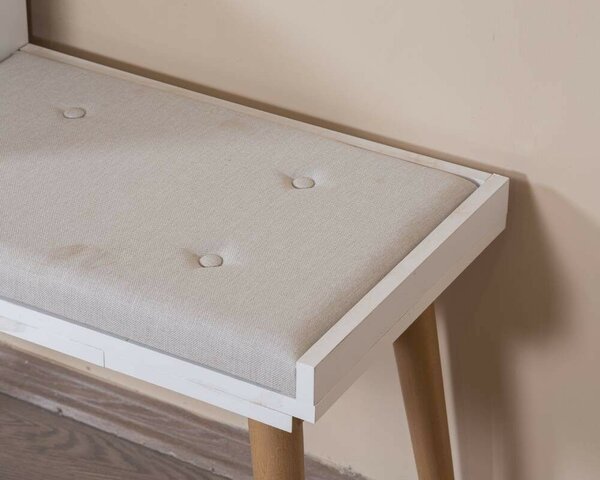 Hanah Home Bohem pad - fehér, tölgy