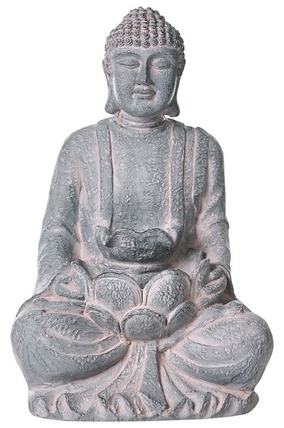 Kerti szökőkút LED URLANTE Buddha Szürke