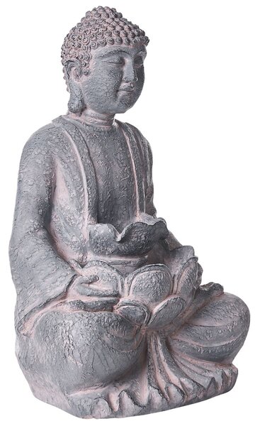 Kerti szökőkút LED URLANTE Buddha Szürke
