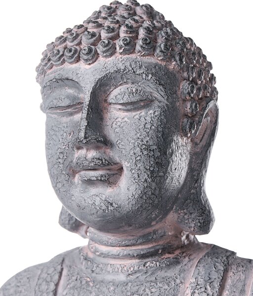 Kerti szökőkút LED URLANTE Buddha Szürke