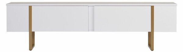 Hanah Home TV állvány Fehér arany Onera - Fehér, Arany