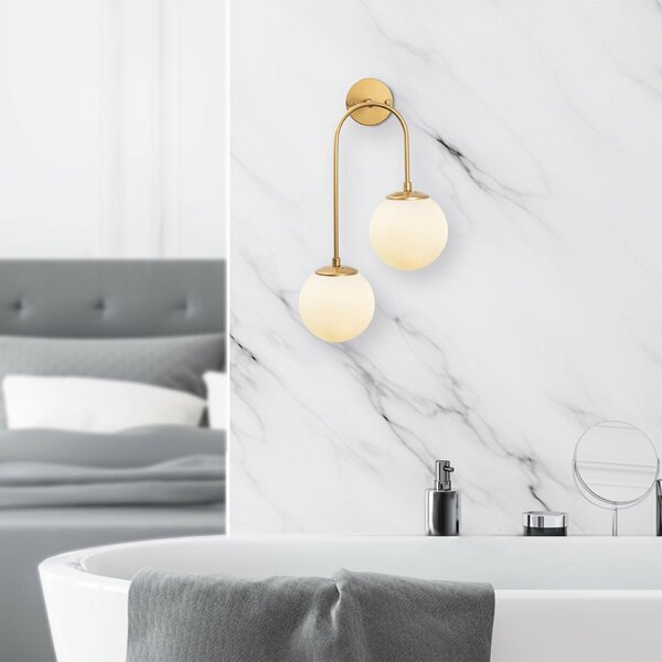 Opviq Fali Lámpa Gold Jewel - 10585